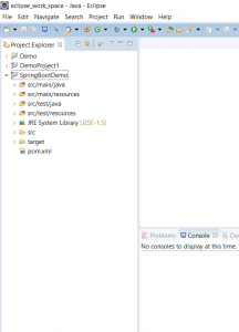 maven project in eclipse
